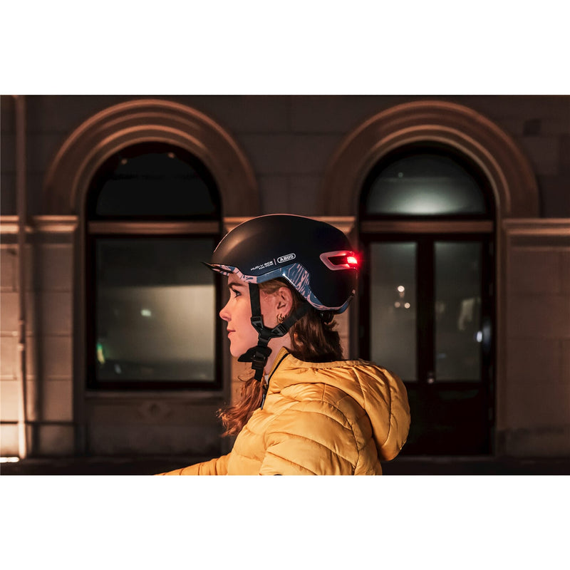 Afbeelding laden in galerijviewer, Abus Helm HUD-Y midnight Blauw M 54-58cm