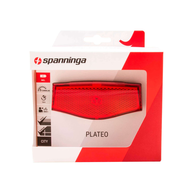 Afbeelding laden in galerijviewer, Spanninga achterlicht plateo xb batterij 50 80mm