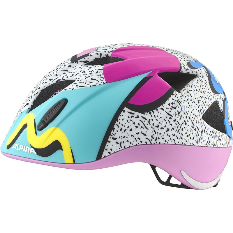 Afbeelding laden in galerijviewer, Olympic sportswear alpina sports kinderhelm ximo flash retro 49-54 mat