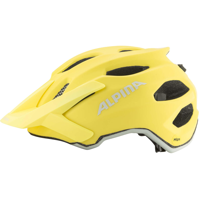Afbeelding laden in galerijviewer, Olympic sportswear alpina sports kinderhelm apax jr. mips 51-56 mat geel
