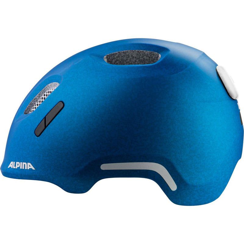 Afbeelding laden in galerijviewer, Olympic sportswear alpina sports kinderhelm ximo 2 flash blue 47-51 mat