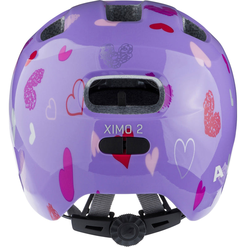 Afbeelding laden in galerijviewer, Olympic sportswear alpina sports kinderhelm ximo 2 purple hearts 45-49 glans