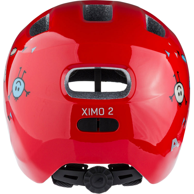 Afbeelding laden in galerijviewer, Olympic sportswear alpina sports kinderhelm ximo 2 red smile 45-49 glans