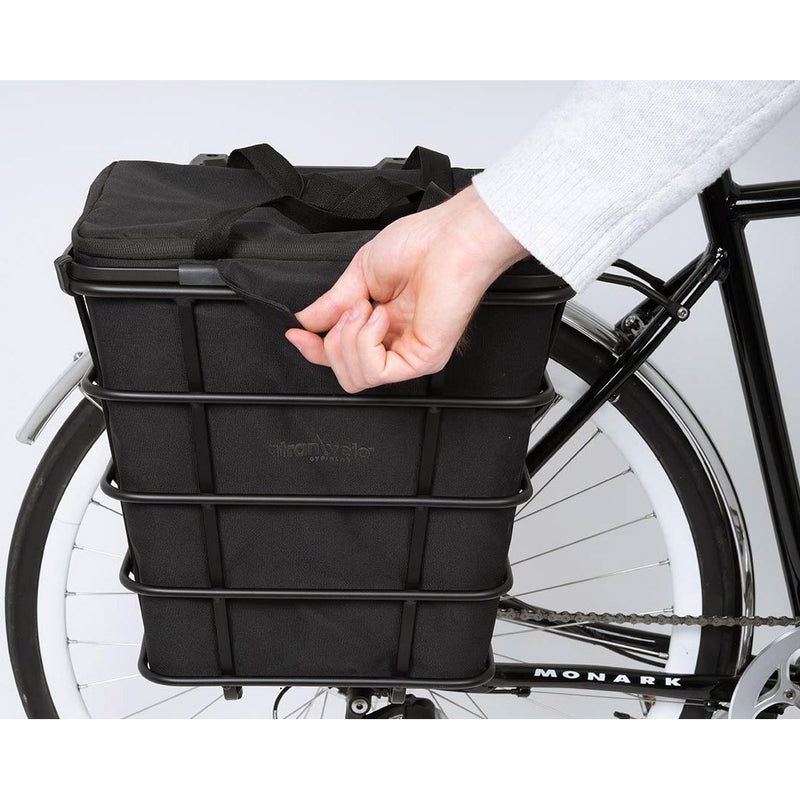 Afbeelding laden in galerijviewer, Atranvelo mandtas add 25 basket bag add 25 black