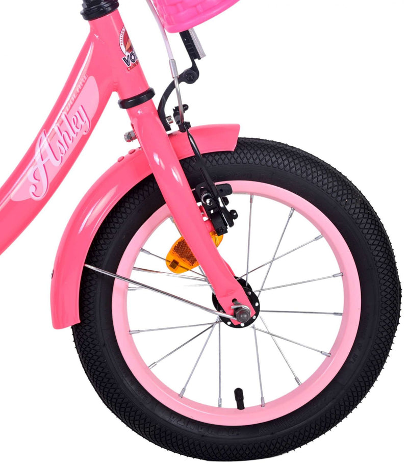 Afbeelding laden in galerijviewer, Volare Ashley Kinderfiets - Meisjes - 14 inch - Roze Rood