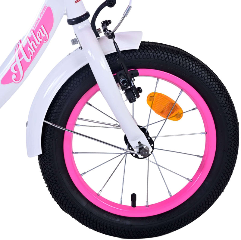 Afbeelding laden in galerijviewer, Volare Ashley Kinderfiets - Meisjes - 14 inch - Wit