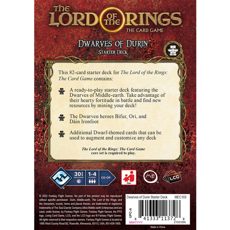 Afbeelding laden in galerijviewer, Asmodee The Lord of the Rings: Dwarves of Durin Starter De