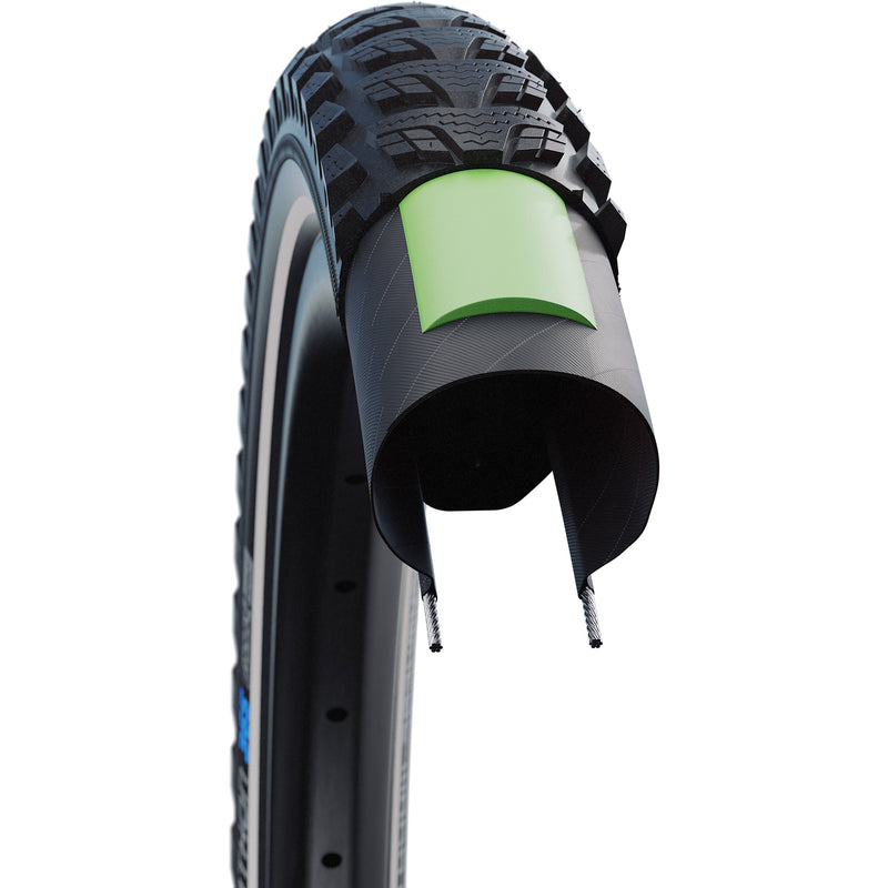 Afbeelding laden in galerijviewer, Buitenband Schwalbe Marathon 365 Perf G-G 26 x 2.00 zwart