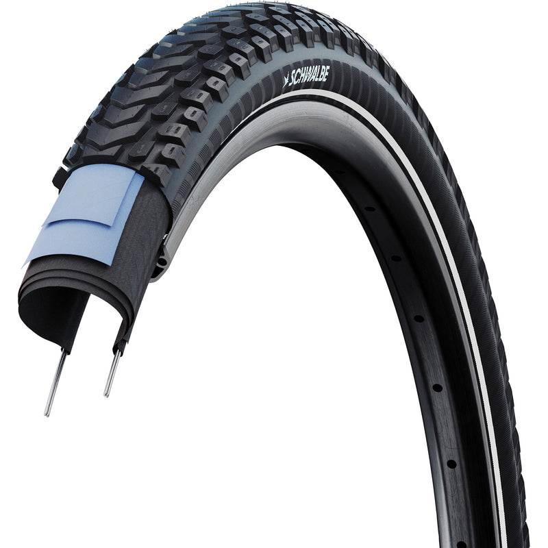 Afbeelding laden in galerijviewer, Schwalbe vouwband marathon mondial pro 62-584 tlr +r zwart