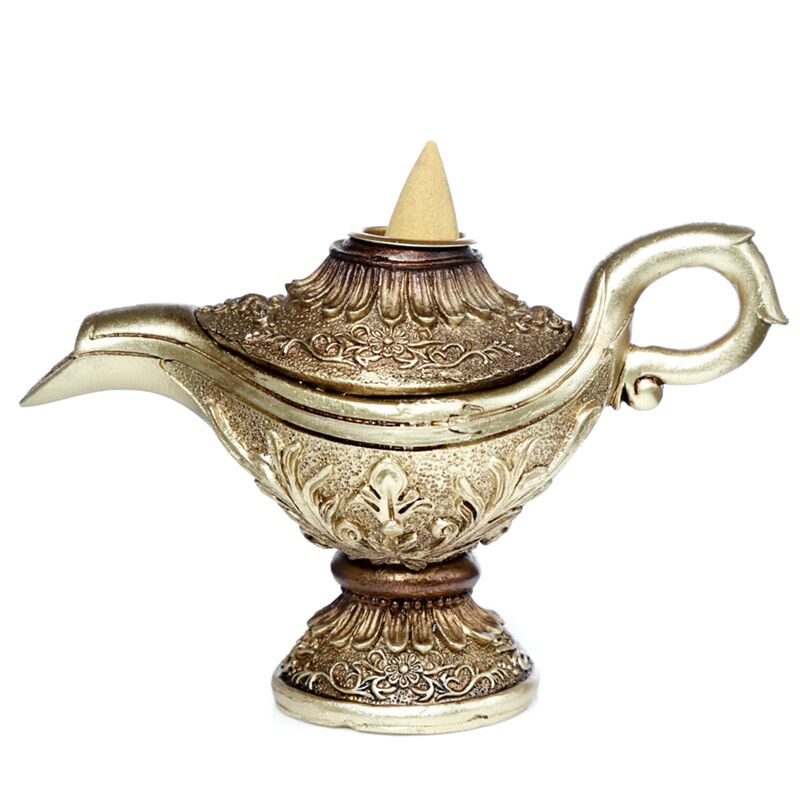 Afbeelding laden in galerijviewer, Magische lamp backflow wierookhouder