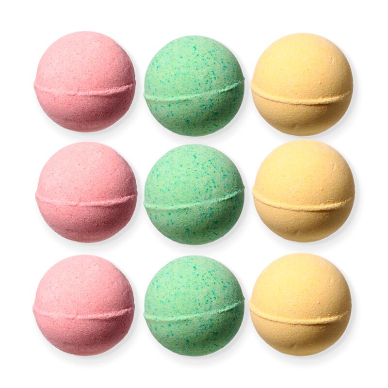 Afbeelding laden in galerijviewer, Beauty cadeauset 9 butterfly meadows mini bruisballen