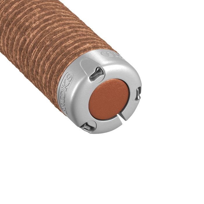 Afbeelding laden in galerijviewer, Brooks plump leather grips (130+130mm) - honey