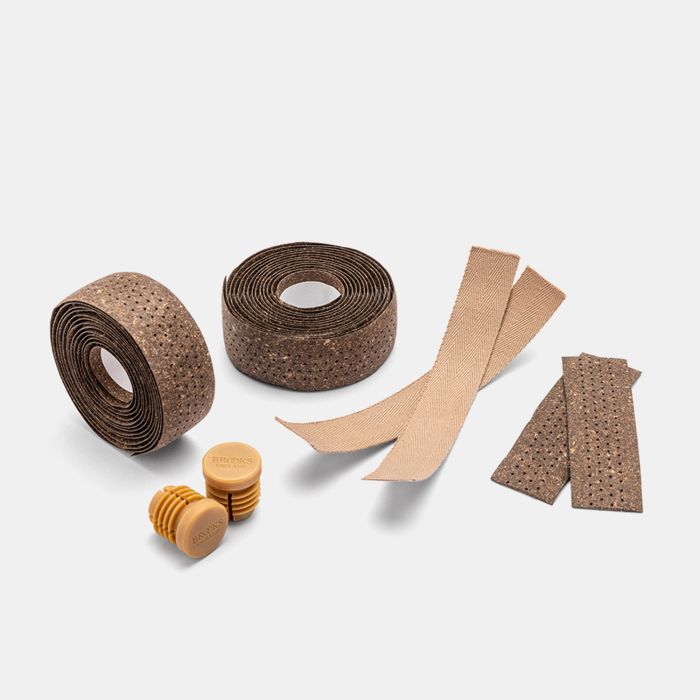 Afbeelding laden in galerijviewer, Brooks regenerated leather bar tape - natural