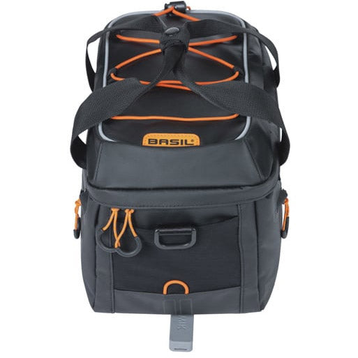 Afbeelding laden in galerijviewer, Basil gepäckträgertasche miles luggage bag miles mik 2.0 blackorange