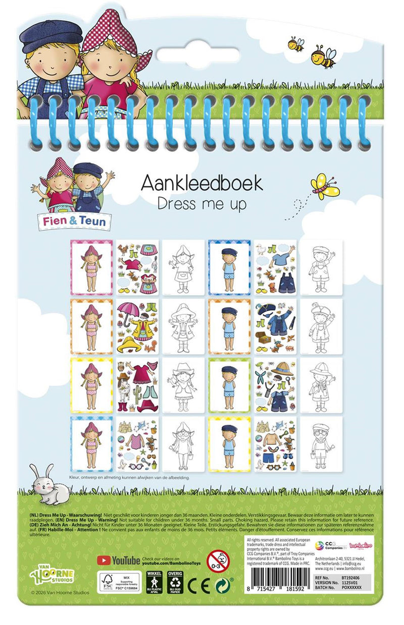 Afbeelding laden in galerijviewer, Fien teun dress me up boek
