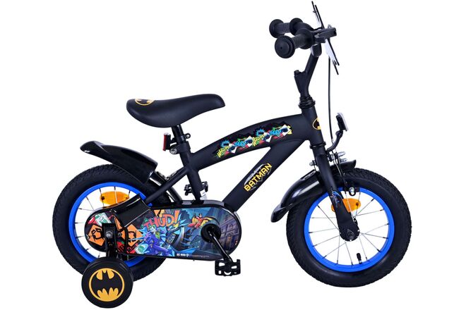 Afbeelding laden in galerijviewer, Batman kinderfiets - jongens - 12 inch - zwart
