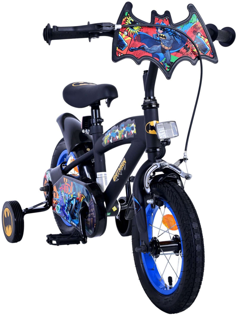 Afbeelding laden in galerijviewer, Batman kinderfiets - jongens - 12 inch - zwart