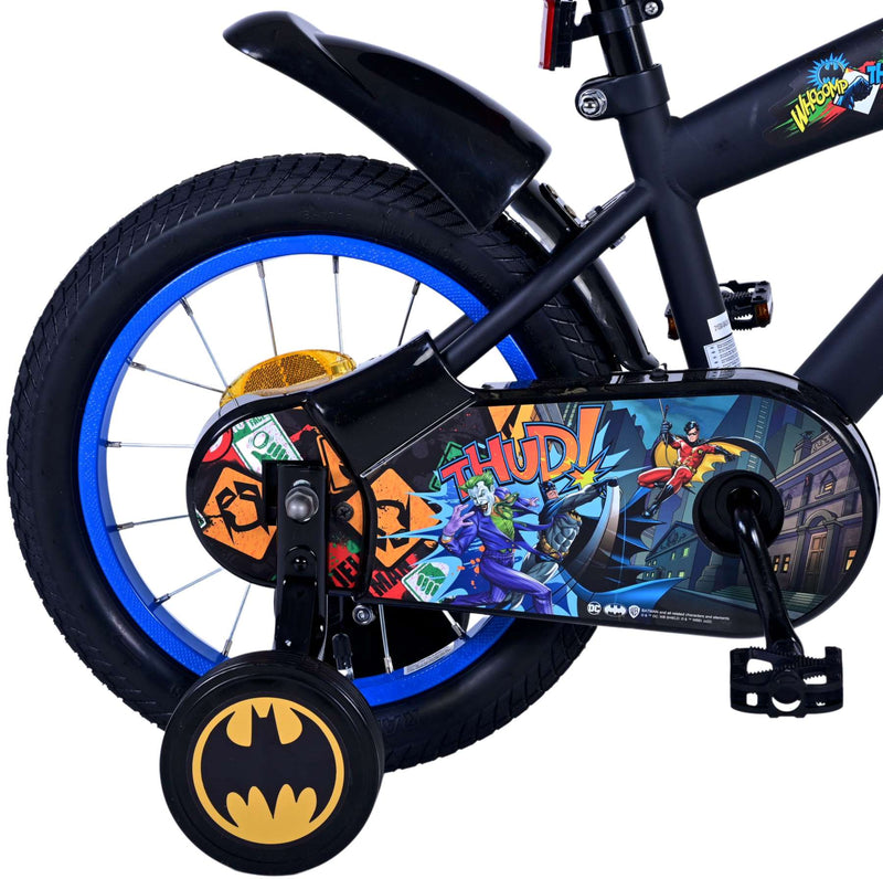 Afbeelding laden in galerijviewer, Batman kinderfiets - jongens - 14 inch - zwart