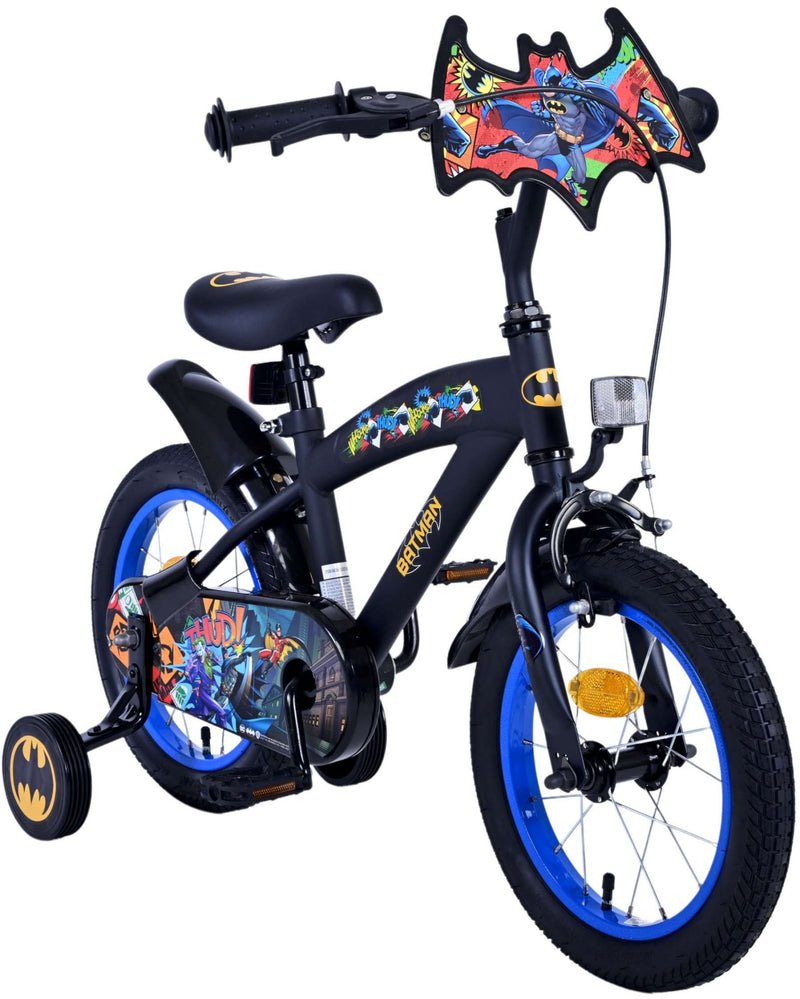 Afbeelding laden in galerijviewer, Batman kinderfiets - jongens - 14 inch - zwart