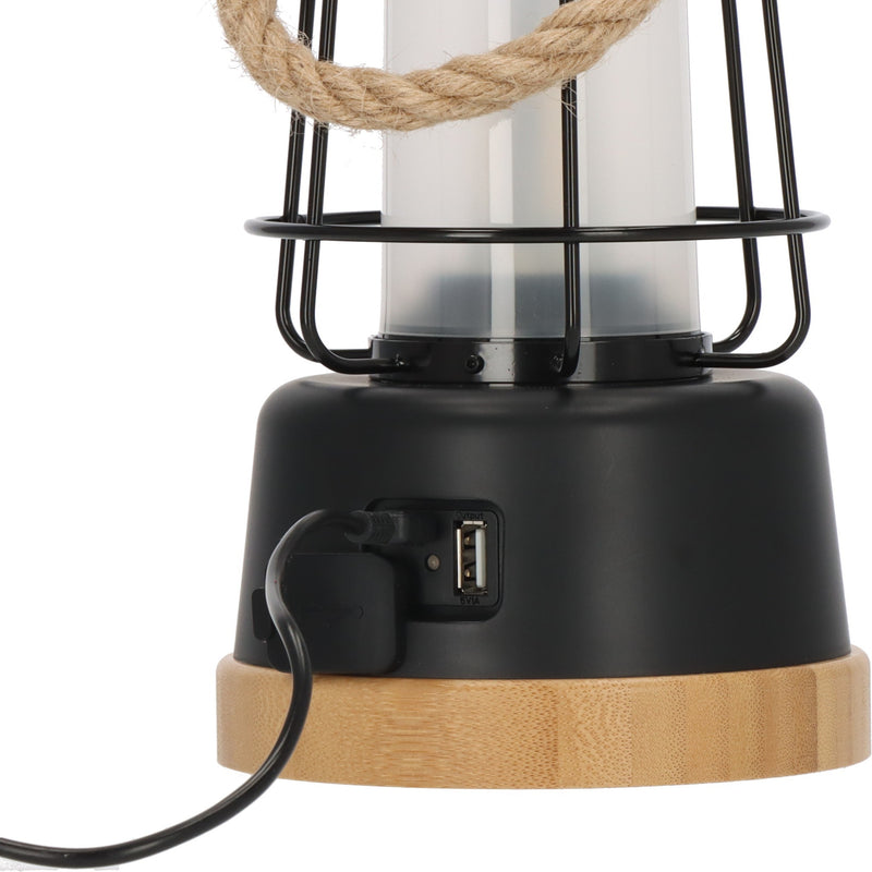 Afbeelding laden in galerijviewer, Brennenstuhl Oplaadbare campinglamp CAL 1 met henneptouw en bam