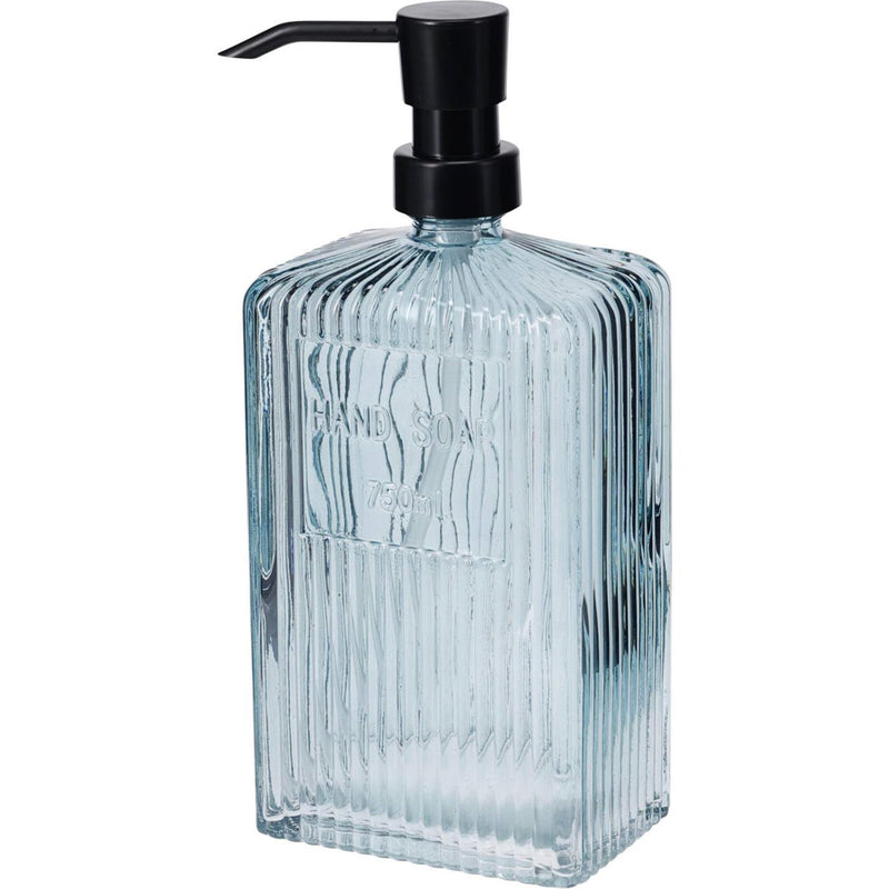 Afbeelding laden in galerijviewer, Bathroom solutions zeepdispenser 750ml streep dessin 10x7,2x22,5cm 3ass kleuren