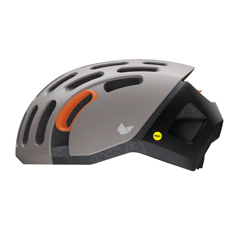 Afbeelding laden in galerijviewer, Catlike racehelm whisper ii maat l mat zilver zwart