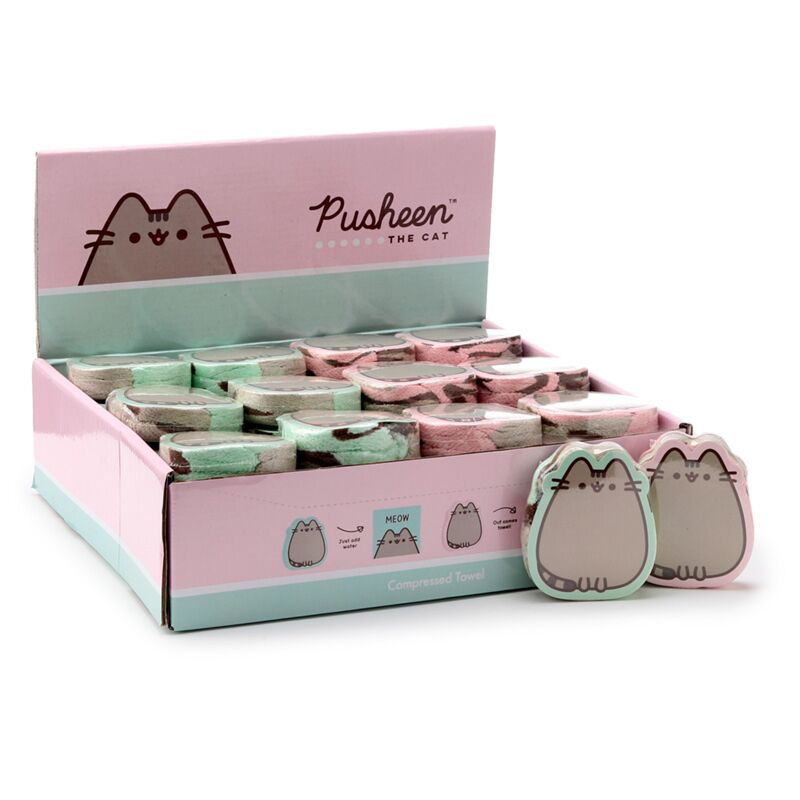Afbeelding laden in galerijviewer, Union pusheen de kat compacte reishanddoek