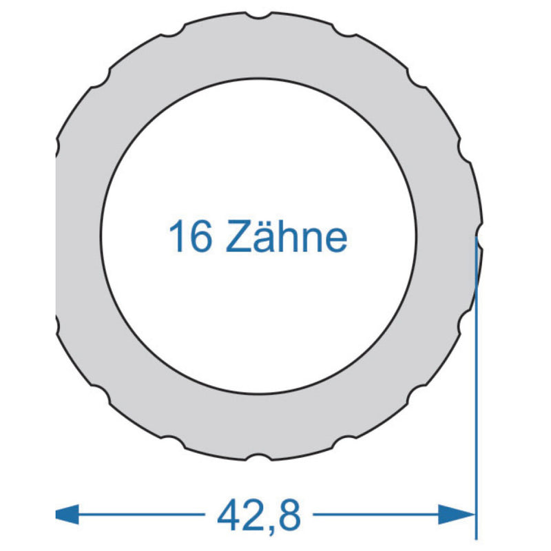 Afbeelding laden in galerijviewer, Cycplus cyclus gereedschap power.tool 2-zijdig t16 42.8 z12 23.0