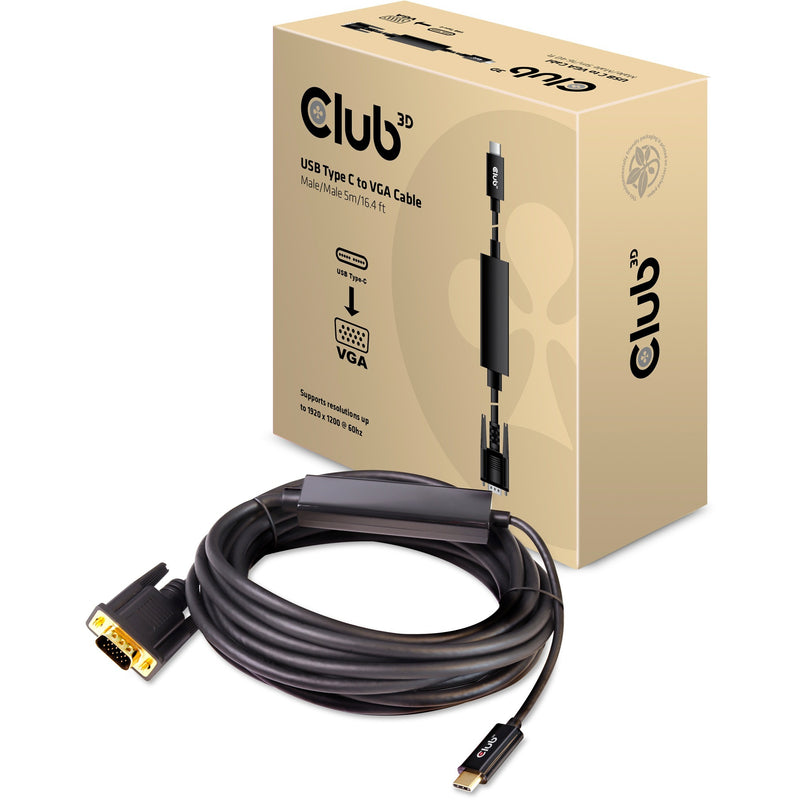 Afbeelding laden in galerijviewer, Club 3D USB Type C VGA Active kabel
