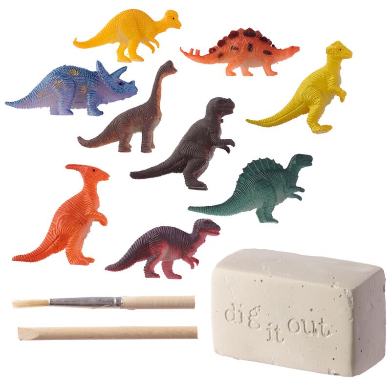 Afbeelding laden in galerijviewer, Rawr mini dinosaurusus opgravings set