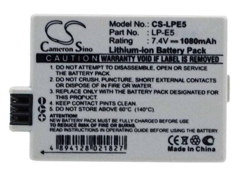 Afbeelding laden in galerijviewer, Blu-basic digitale camera accu 7.4v 1080mah li-ion voor canon