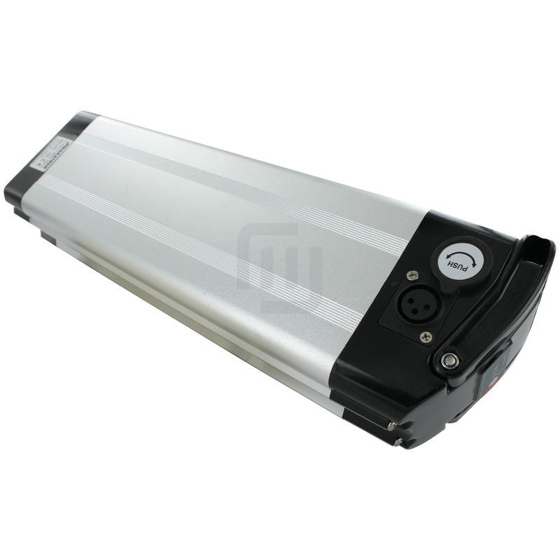 Afbeelding laden in galerijviewer, Phylion compatible fietsaccu 36 37v 14.5ah silverfish (zilver)