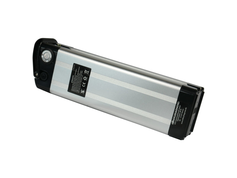 Afbeelding laden in galerijviewer, Phylion compatible fietsaccu 36 37v 14.5ah silverfish (zilver)