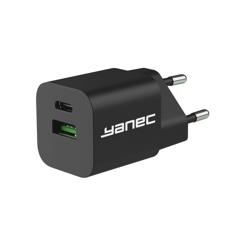 Afbeelding laden in galerijviewer, Yanec compacte gan lader usb-a usb-c 30w
