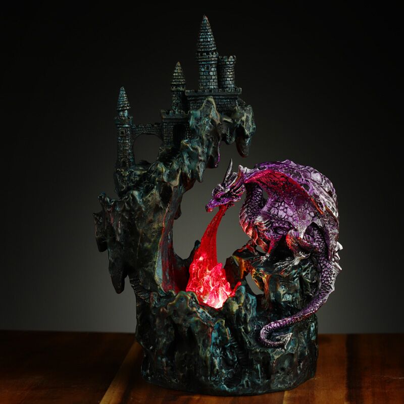 Afbeelding laden in galerijviewer, Dark legends vuuradem led klif kasteel