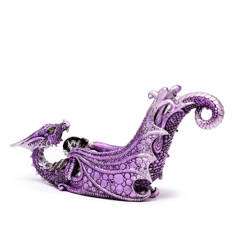 Afbeelding laden in galerijviewer, Enchanted nightmare kristal orb vleugel wierookhouder