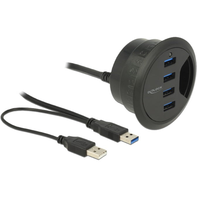 Afbeelding laden in galerijviewer, DeLOCK In-Desk Hub 4 Port USB 3.0