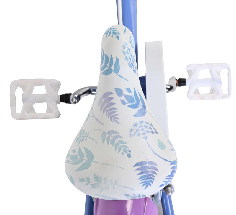 Afbeelding laden in galerijviewer, Disney die eiskönigin disney frozen 2 kinderfiets - meisjes - 12 inch - blauw paars - twee handremmen