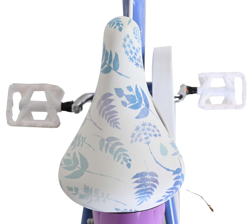 Afbeelding laden in galerijviewer, Volare disney frozen 2 kinderfiets - meisjes - 14 inch - blauw paars - twee handremmen