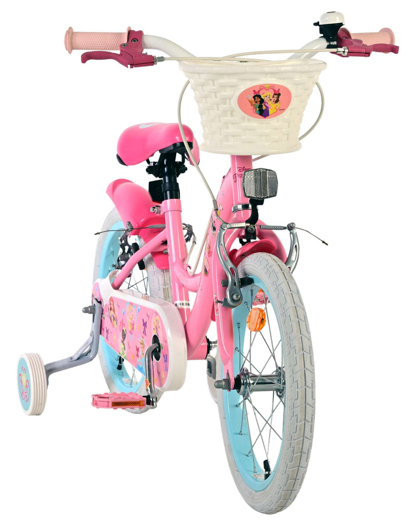Afbeelding laden in galerijviewer, Disney prinzessin disney princess kinderfiets - meisjes - 16 inch - roze - twee handremmen