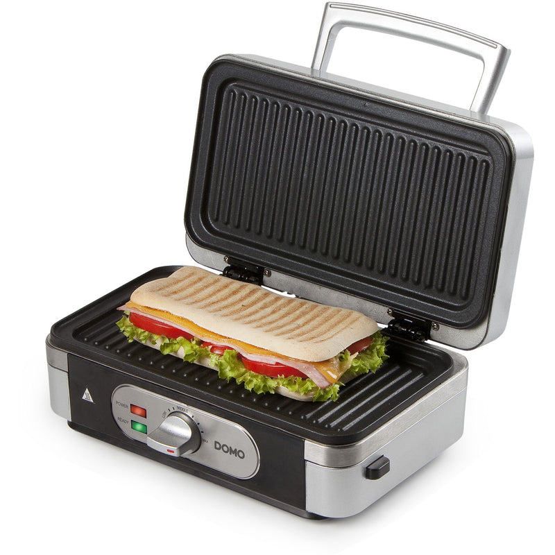 Afbeelding laden in galerijviewer, Domo snackmaker 3-in-1: croque-wafel-grill do9136c