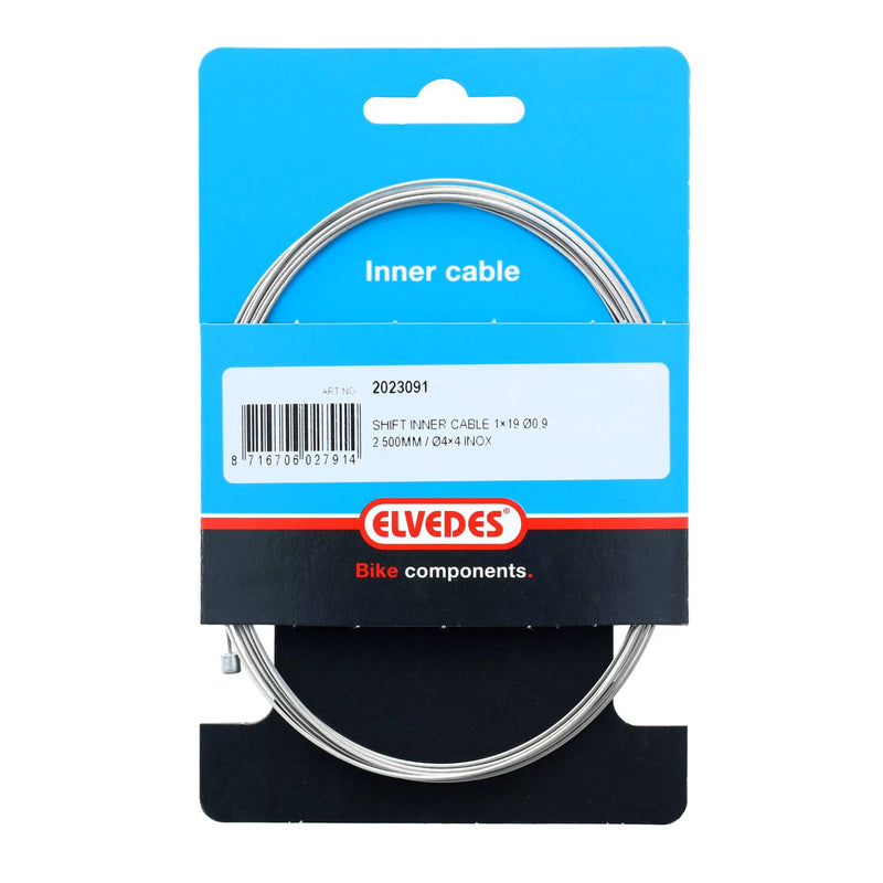Afbeelding laden in galerijviewer, Elvedes schakel binnenkabel �0,9mm 2500mm n�4x4 rvs