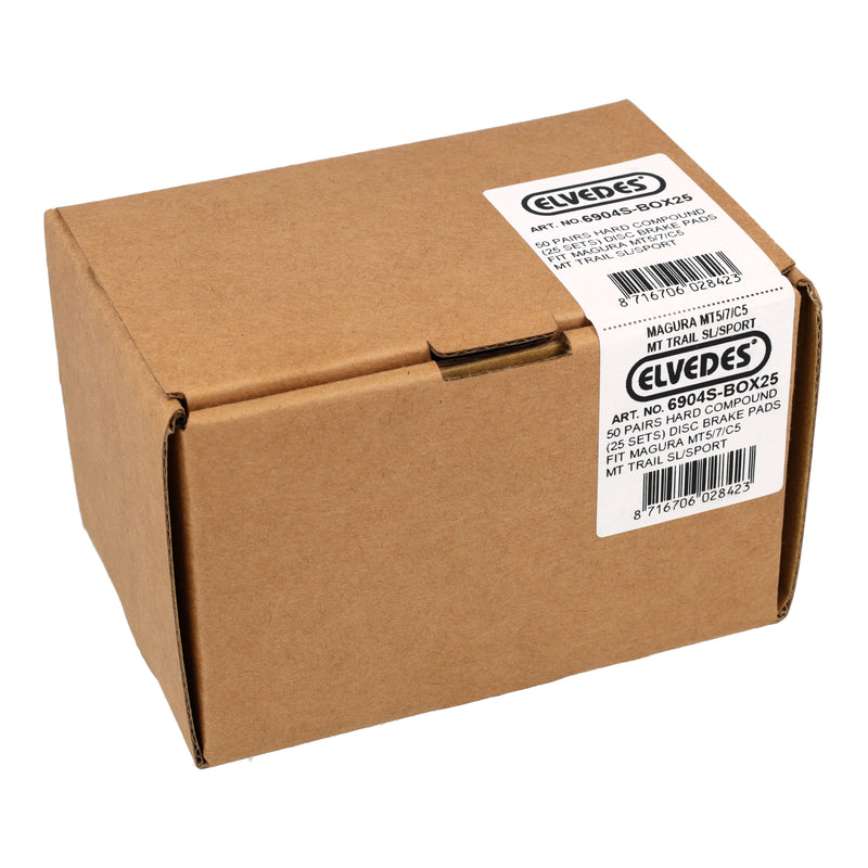 Afbeelding laden in galerijviewer, Elvedes schijfremblokken 6904s hard (50pr)