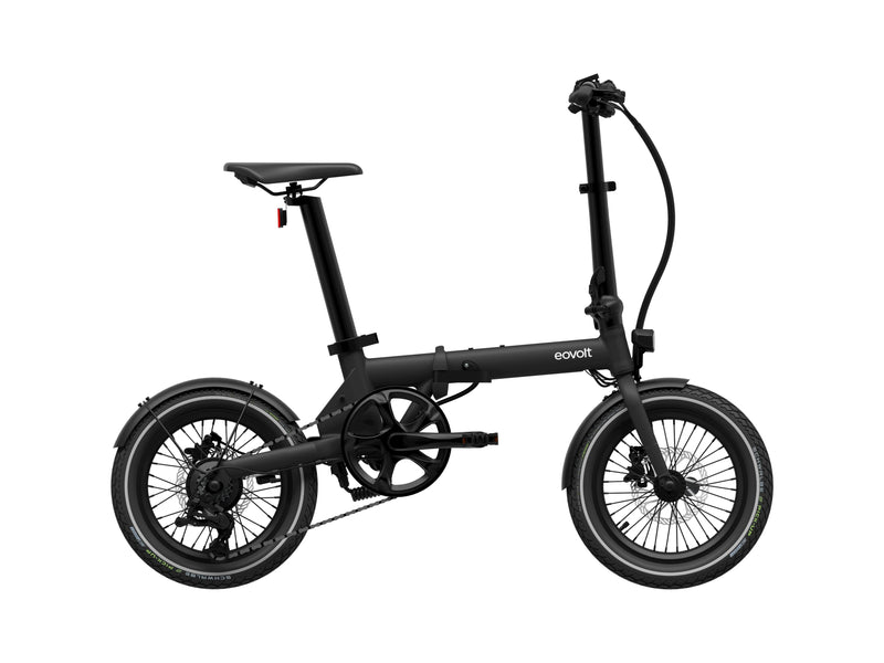 Afbeelding laden in galerijviewer, Eovolt elektrische vouwfiets morning 16 origins v3 zwart