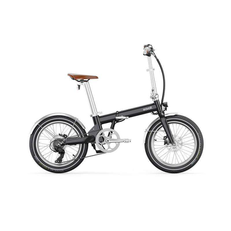 Afbeelding laden in galerijviewer, Eovolt elektrische vouwfiets afternoon 20 vintage v3 zwart