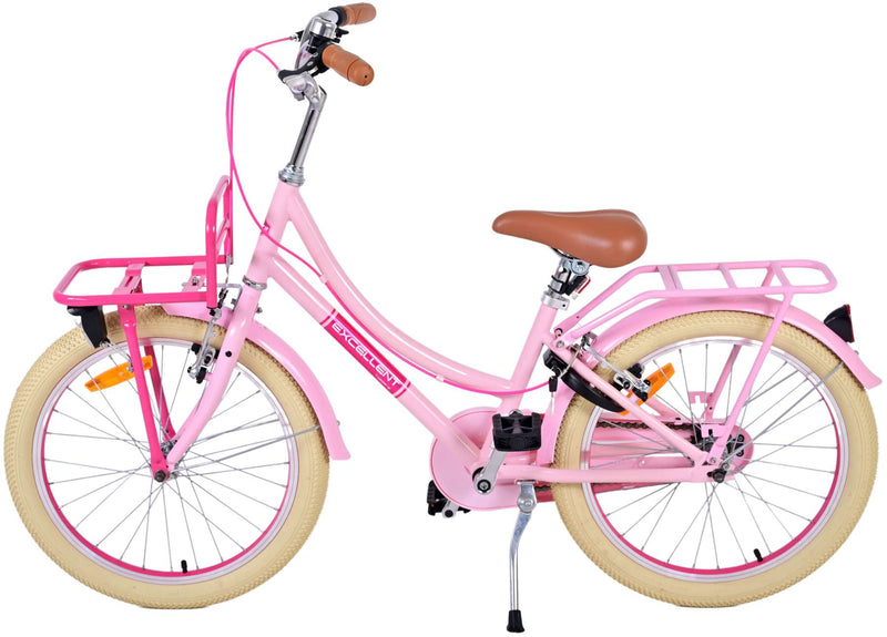 Afbeelding laden in galerijviewer, Volare Volare Kinderfiets Meisjes 20 inch Roze Twee handremmen