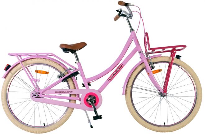 Afbeelding laden in galerijviewer, Volare Volare Kinderfiets Meisjes 24 inch RozeTwee handremmen