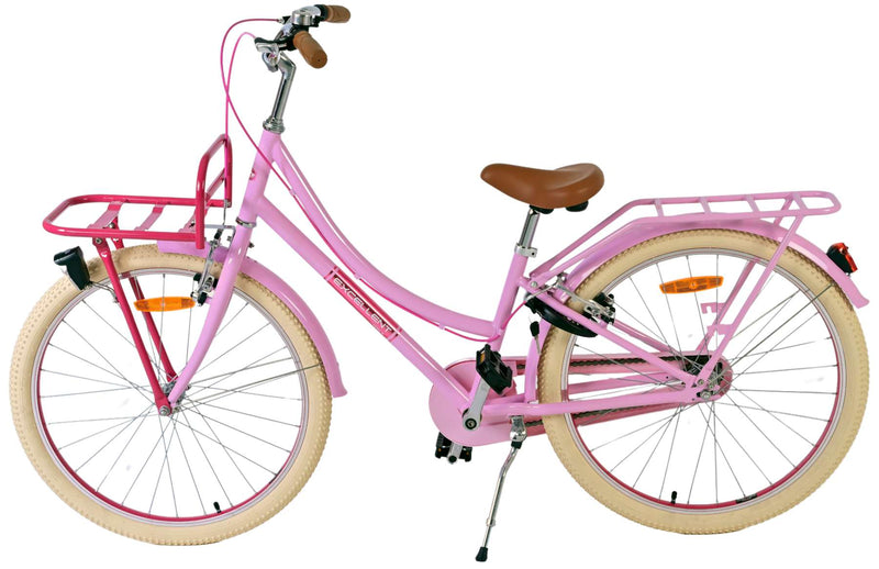 Afbeelding laden in galerijviewer, Volare Volare Kinderfiets Meisjes 24 inch RozeTwee handremmen