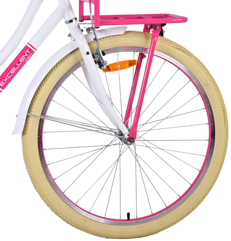 Afbeelding laden in galerijviewer, Volare Volare Kinderfiets Meisjes 26 inch Wit Twee handremmen