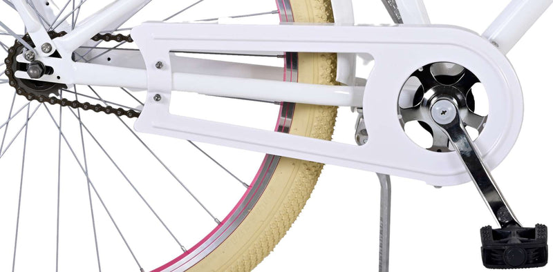 Afbeelding laden in galerijviewer, Volare Volare Kinderfiets Meisjes 26 inch Wit Twee handremmen